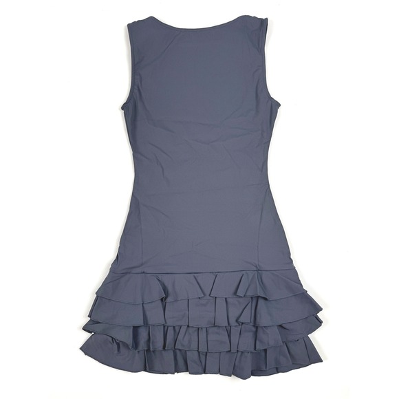 Lioness Bisous Ruffle Dress Size XS Mineral Blue New With Tags - Picture 4 of 10